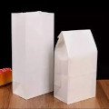 أكياس ورقية بيضاء بدون مقبض